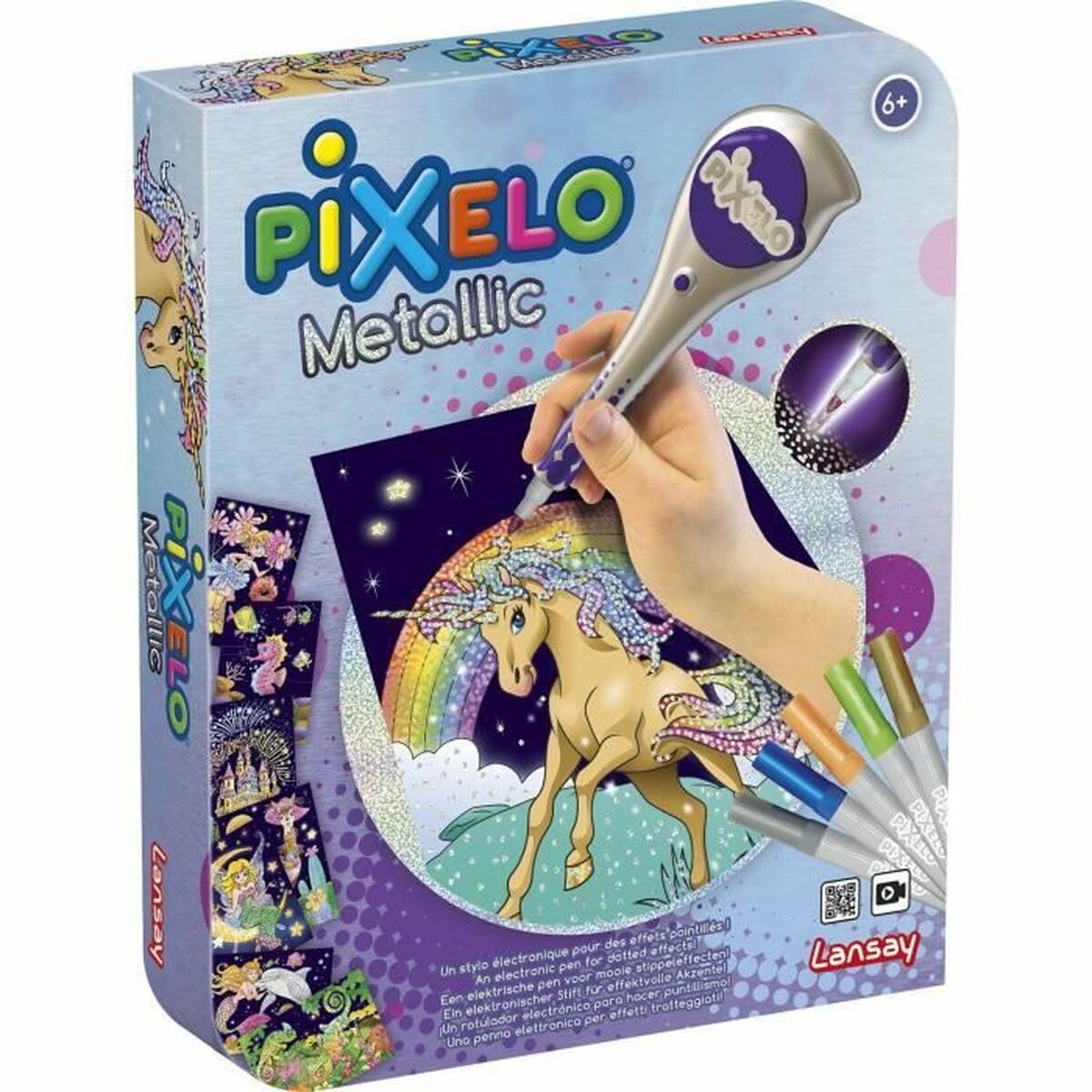 Värvimisjoonised Lansay Pixelo Coloring game Metal box